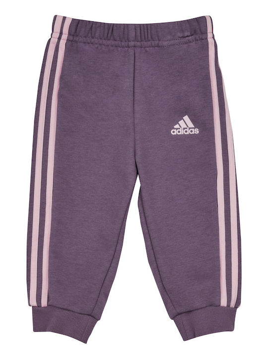 Παιδικό Σετ Φόρμας Ροζ 2τμχ Essentials 3-Stripes