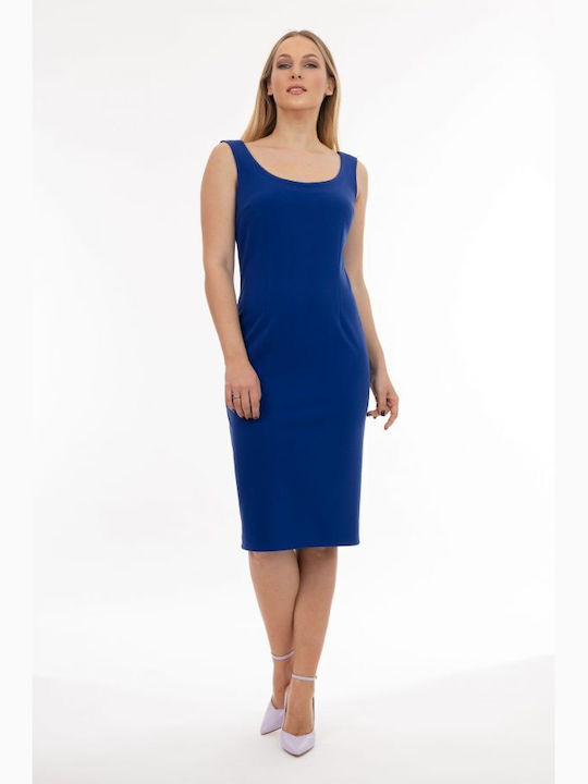 BelleFille Midi Abendkleid Blau