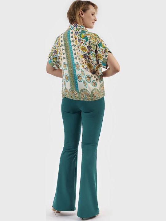 Femei Din material textil Pantaloni Verde
