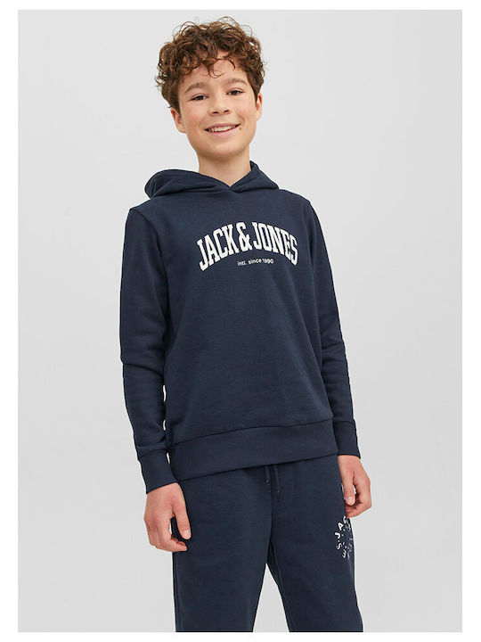 Jack & Jones Kids Sweatshirt with Hood Navy Blue