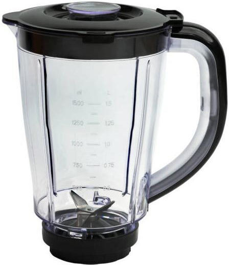 Sogo Blender with Plastic Jug 1.5 lt 400W Black BAT-SS-5088
