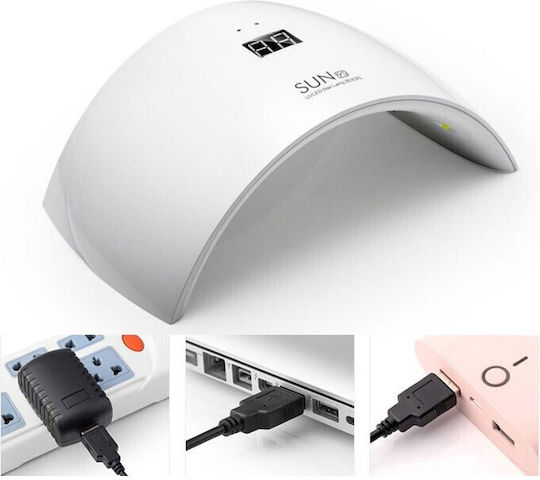 Nail Polish Curing Lamp LED 24W White