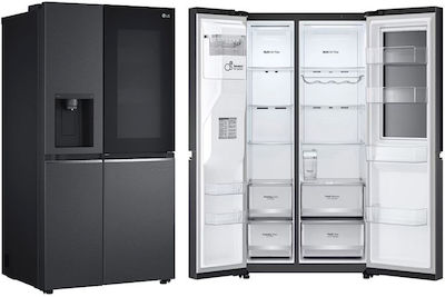 LG Ψυγείο Ντουλάπα 635lt NoFrost Υ179xΠ91.3xΒ73.5εκ. Μαύρο