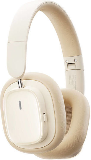 Baseus Bowie H1i Wireless / Wired Over Ear Headphones with 100 hours of Operation and Quick Charge White