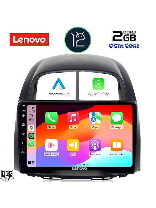 Lenovo Car-Audiosystem für Daihatsu Sirion 2006-2012 (Bluetooth/USB/AUX/WiFi/GPS/Apple-Carplay) mit Touchscreen 10.1"