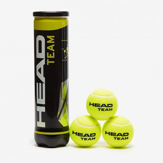 Head Team Practice Tennis Balls 3pcs