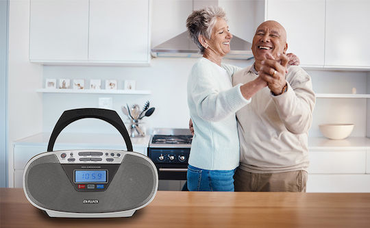 Aiwa Φορητό Ηχοσύστημα με Bluetooth / CD / Ραδιόφωνο / USB Μαύρο