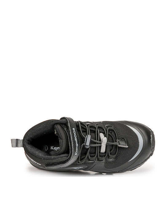 Παιδικά Sneakers High με Σκρατς Μαύρα