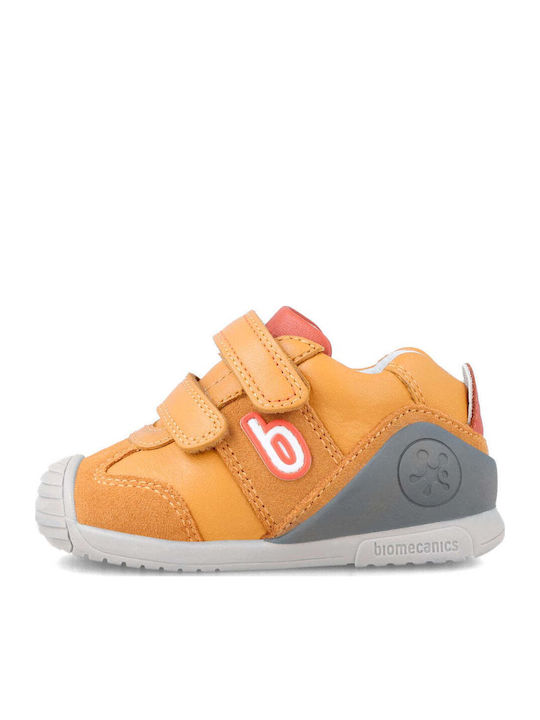 Kids Sneakers High Anatomic with Scratch Yellow