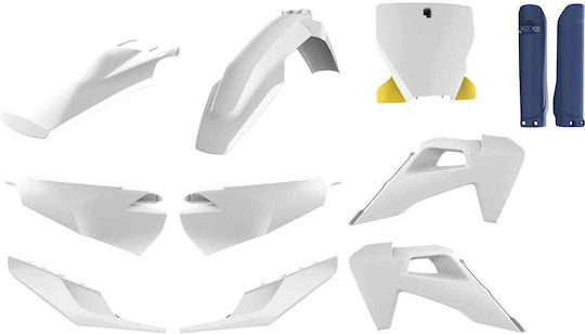 Polisport Σετ Πλαστικά Μοτοσυκλέτας για Husqvarna FC 450 / FC 350 Λευκό