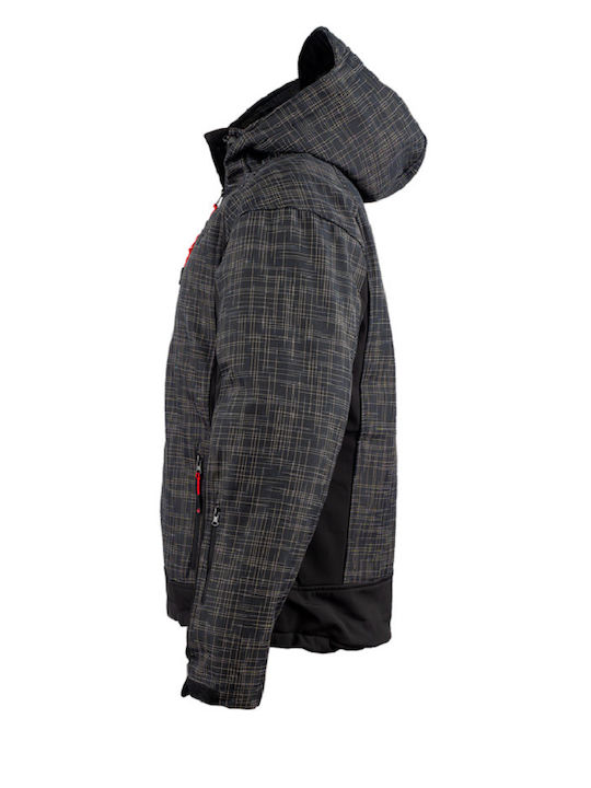 Stenso Geacă de lucru Softshell Pentru frig cu glugă Negru