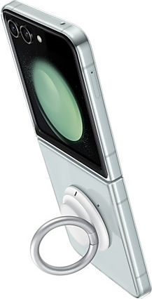 Samsung Clear Gadget Case Umschlag Rückseite Silikon Transparent (Galaxy Z Flip5)