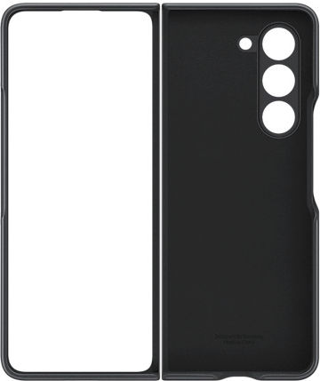Samsung Leather Cover Back Cover Piele artificială Grafit (Samsung Galaxy Z Fold 5, Samsung)