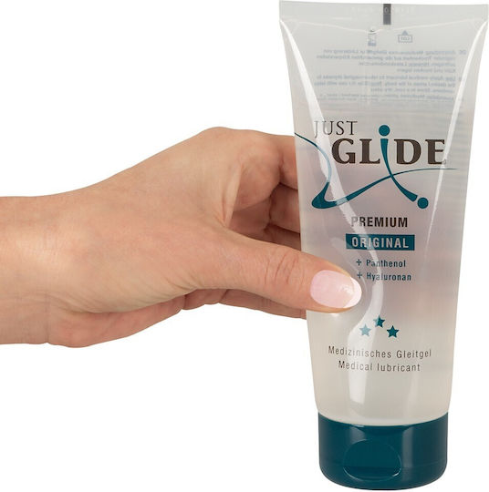 Just Glide Premium Original Panthenol & Hyaluronic Medical Lubricant 200ml
