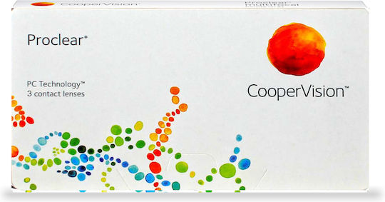 Cooper Vision Proclear 3 Monthly Contact Lenses Hydrogel
