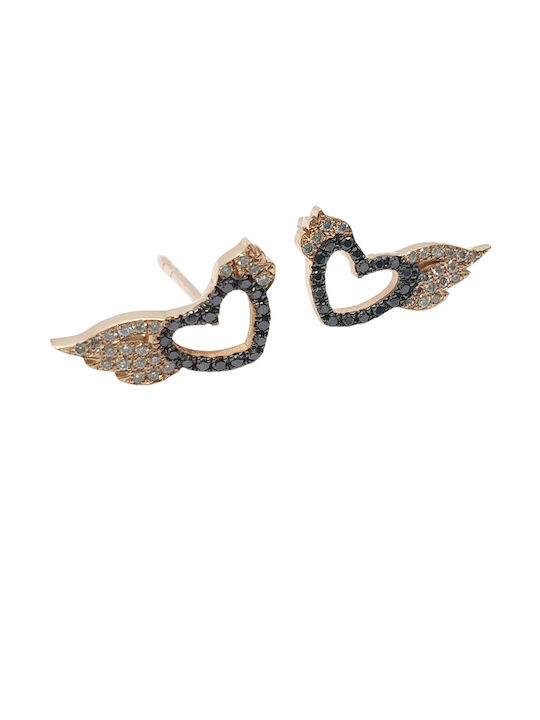 Mentzos Earrings with Diamond