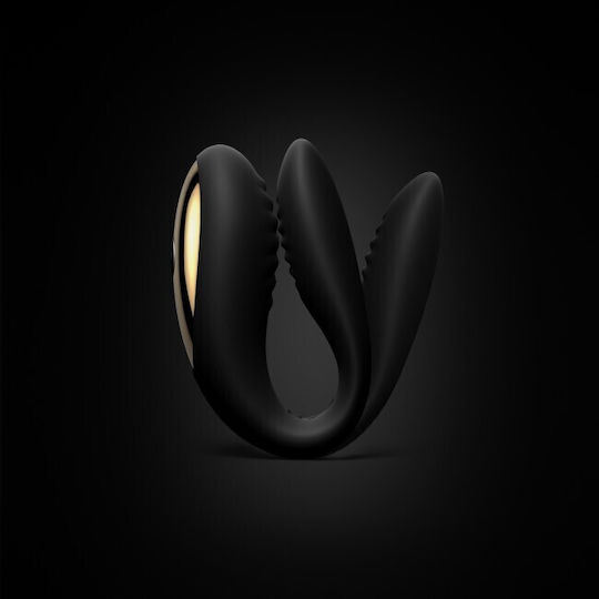 Dorcel Perfect Lover Δονητής για Ζευγάρια με Απομακρυσμένο Έλεγχο Black / Gold