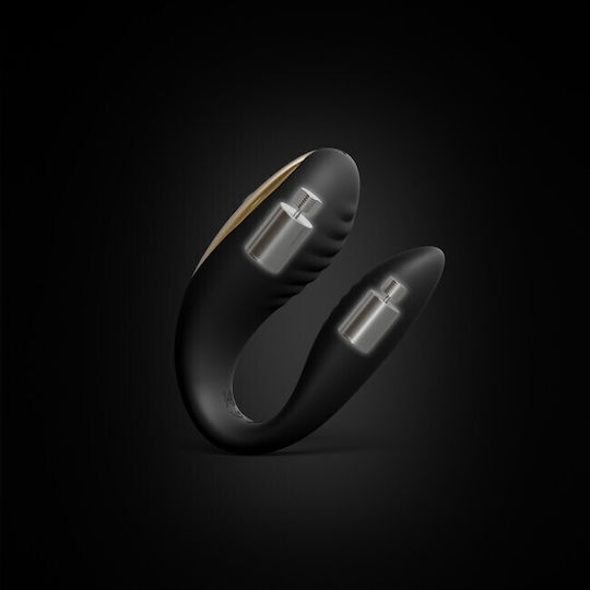Dorcel Perfect Lover Δονητής για Ζευγάρια με Απομακρυσμένο Έλεγχο Black / Gold