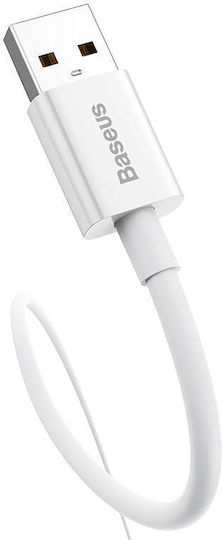 Baseus Superior USB 2.0 Cable USB-C Male - USB-A 100W PD White 0.25m P10320102214-00