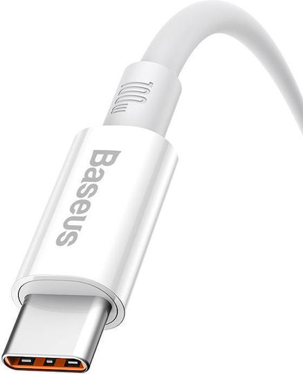 Baseus Superior USB 2.0 Cable USB-C Male - USB-A 100W PD White 1.5m P10320102214-02