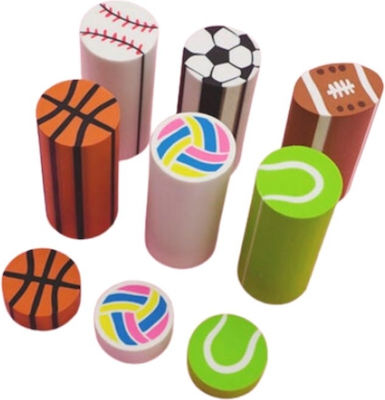 QiHao Eraser Set for Pencil and Pen Sports 6pcs