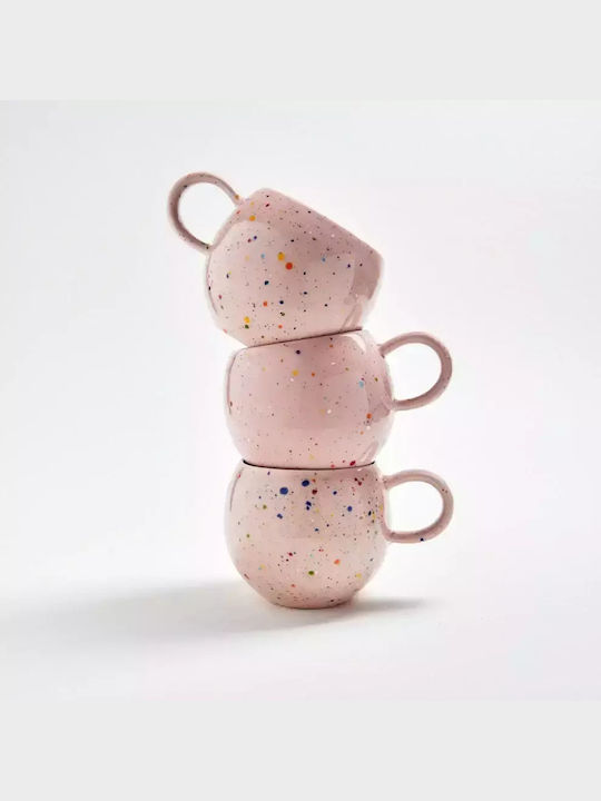 Φλυτζάνι κεραμικό Egg Back Home Party Espresso Coffee Pink τεμ. 1, 6x6 cm 90 ml