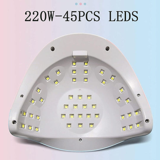 SUN13 PROMAX Φουρνάκι Νυχιών UV / LED 220W Ροζ