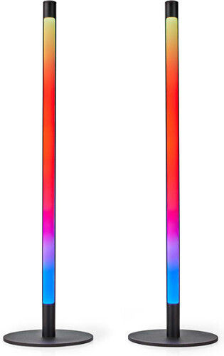 Nedis LED Lampă de Podea Î56cm. Negru