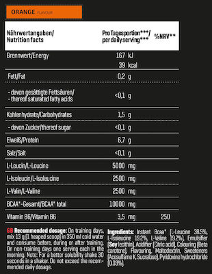 Body Attack Extreme Instant BCAA 500gr Πορτοκάλι