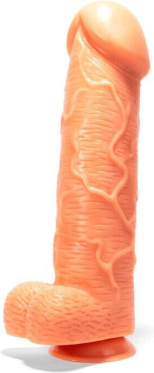 Chisa Novelties X-Men Super Sized Dildo Dildo realist cu Testicule și Ventuză Carne 28cm