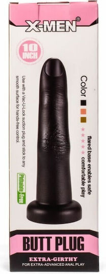 X-Men Πρωκτικό Dildo Μαύρο