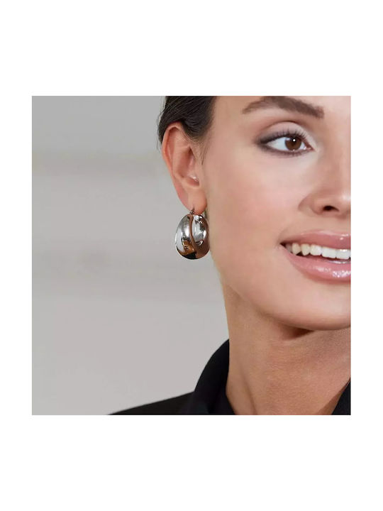 Edblad Earrings Hoops made of Steel Gold Plated