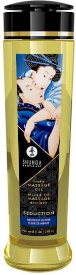Shunga Erotic Масажно олио с аромат Среднощно цвете 240мл
