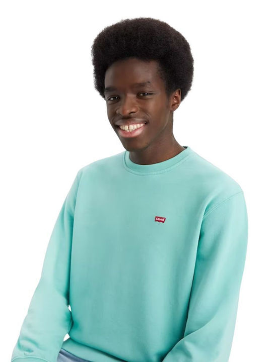 Original HouseMark Sweatshirt with Hood Wasabi-blue