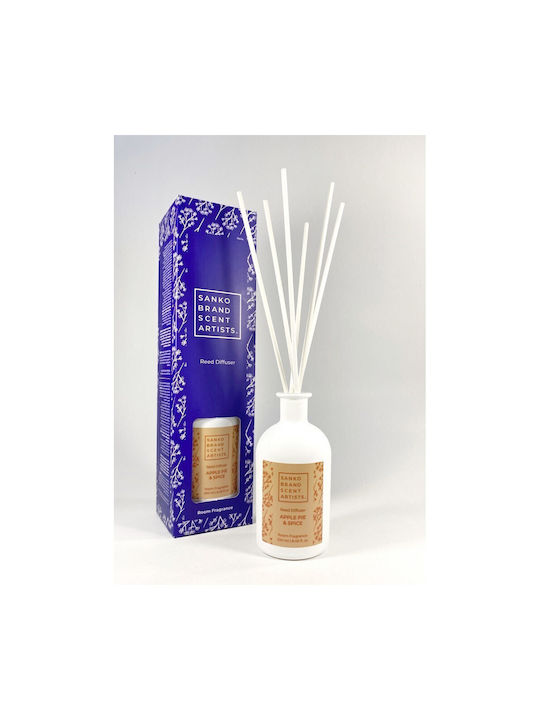 Sanko Scent Αρωματικό Χώρου με Sticks Apple Pie & Spice SC-RD00169 250ml