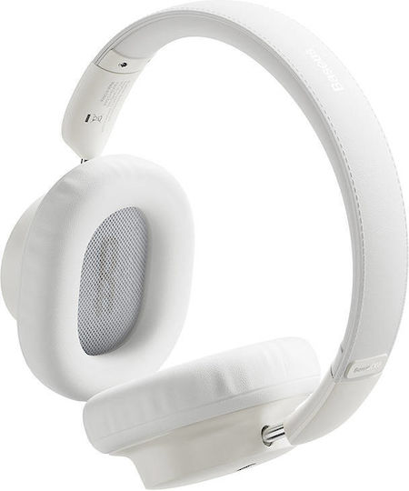 Baseus Bowie D03 Wireless / Wired Over Ear Headphones with 30 hours of Operation White