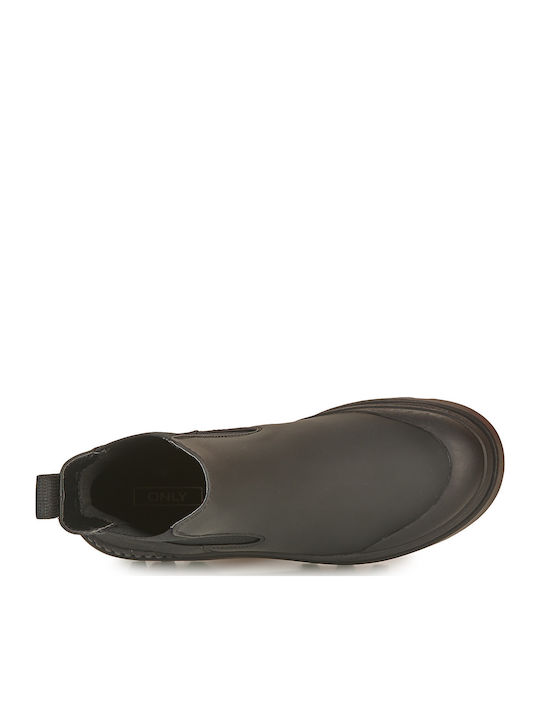 Damen Chelsea Stiefeletten Schwarz