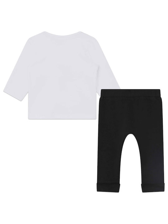 Karl Lagerfeld Kids Clothing Set with Leggings with Leggings 2pcs White