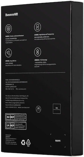 Baseus Glare Repelling Corning Protecție Cameră Tempered Glass Transparent pentru iPhone 14 Pro/14 Pro Max