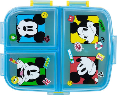 Stor Mickey Kids Lunch Plastic Box Multicolour L16xW12.5xH6.5cm