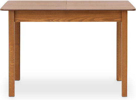 Bergen Erweiterbarer Esstisch mit 4 Stühlen 120(+30)×68cm
