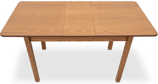 Bergen Erweiterbarer Esstisch mit 4 Stühlen 120(+30)×68cm