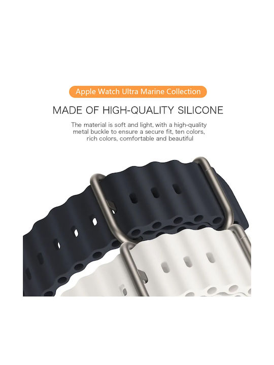 Sonique Ocean Band Strap Silicone Red (Apple Watch 44/45/46mm/Ultra 49mm)