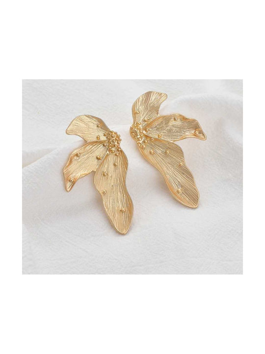 Dezlen Earrings Pendants Gold Plated