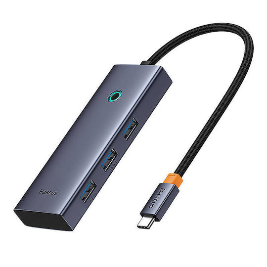 Baseus UltraJoy USB-C Docking Station με HDMI 4K PD Γκρι