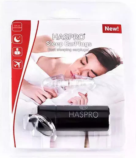 Haspro Sleep Dopuri De Urechi Din Silicon În Culoare Transparentă EPUH1902 2 Bucăți