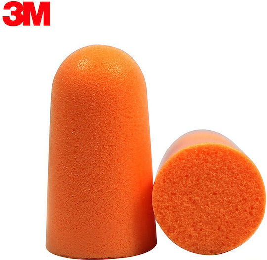 3M 1100 Earplugs in Orange Colour 2 Pieces