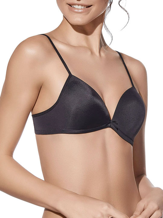 Creaciones Selene Bra with Light Padding without Underwire Black