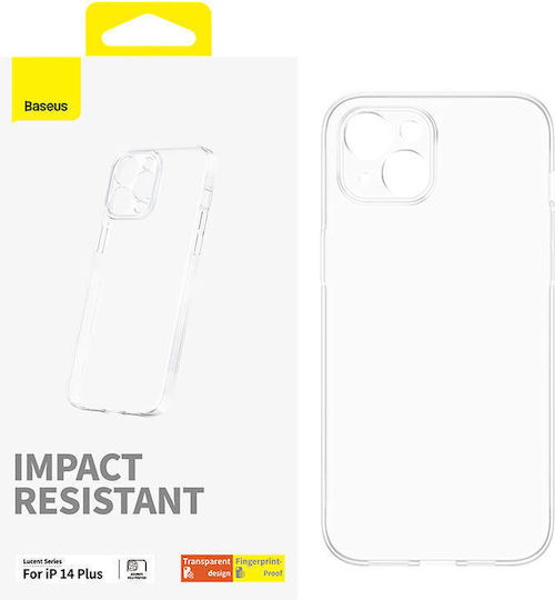 Baseus Series Задна корица Закалено стъкло Прозрачен (iPhone 14 Plus)