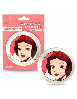 Mad Beauty Double Sided Compact Makeup Mirror Disney Pop Princess Red